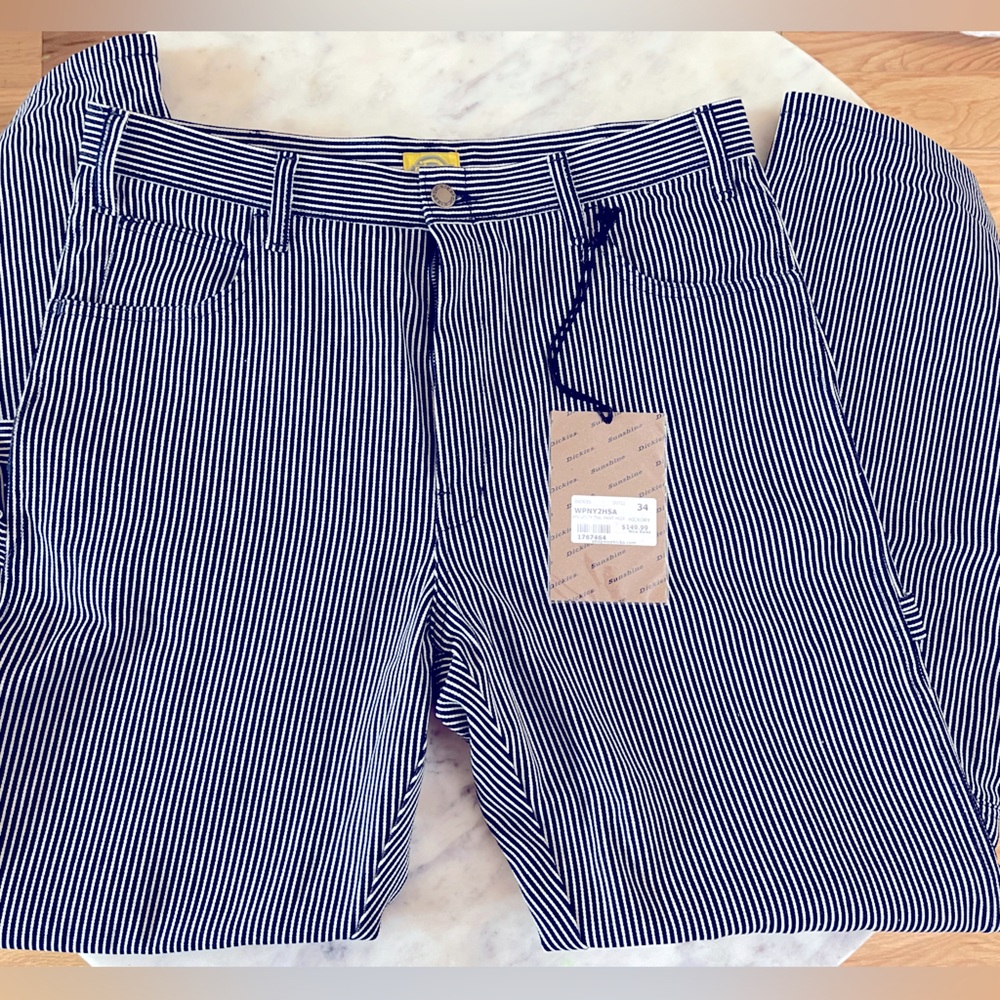 Brand New Pinstriped Dickies Carpenter Pants